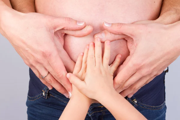 Gravid vänta barn — Stockfoto