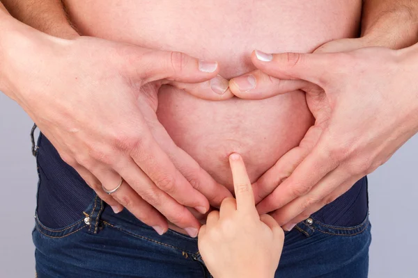 Těhotná čeká dítě — Stock fotografie