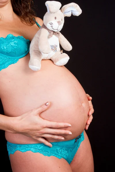 妊娠中の待っている赤ちゃん — ストック写真
