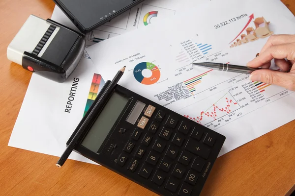 Geschäft im Büro — Stockfoto