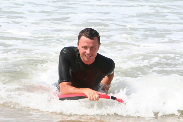 Op het strand — Stockfoto