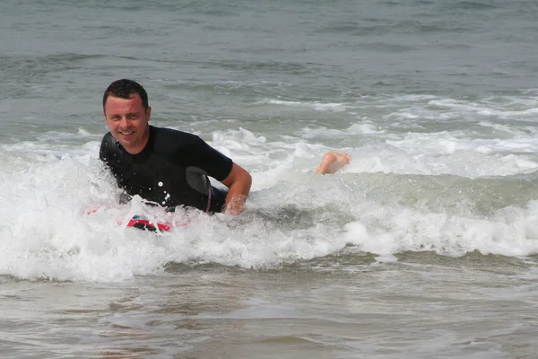 Op het strand — Stockfoto