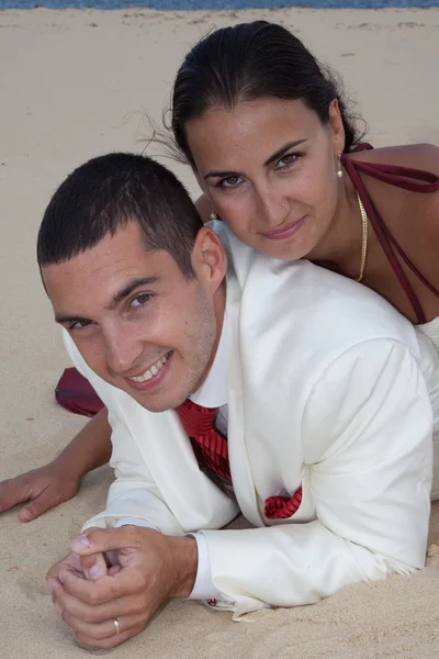 Plage de mariage à l'océan — Photo