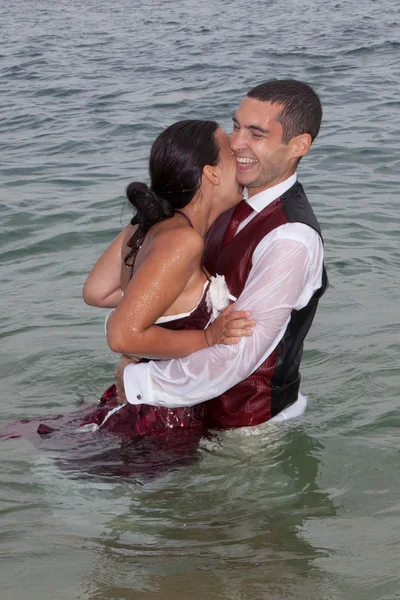 Praia de casamento no oceano — Fotografia de Stock