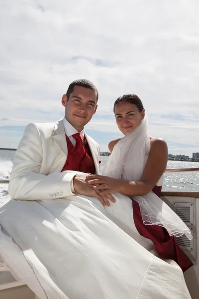 Playa de bodas en el océano — Foto de Stock