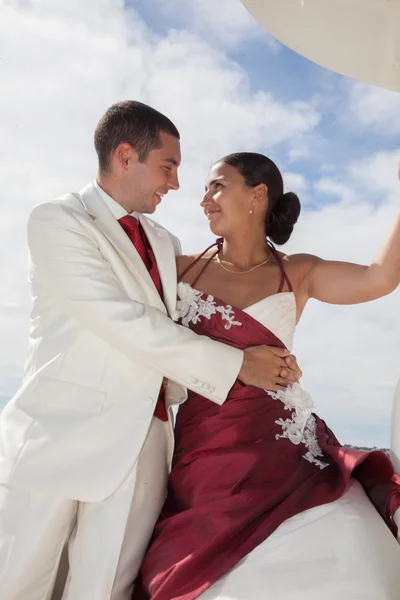 Plage de mariage à l'océan — Photo