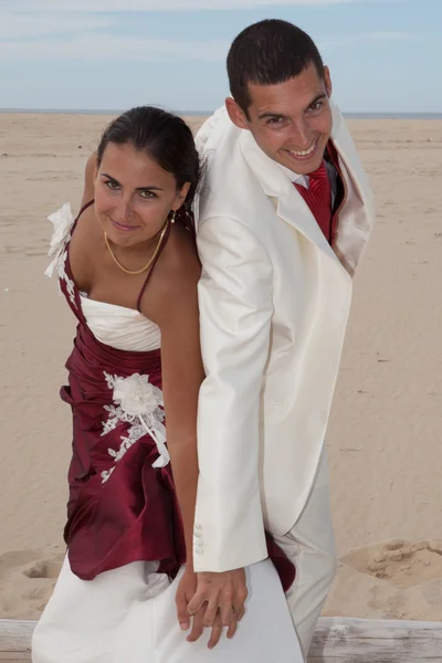 Playa de bodas en el océano — Foto de Stock