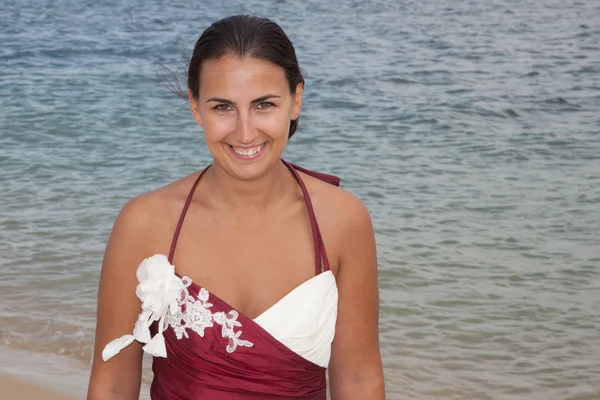 Playa de bodas en el océano — Foto de Stock