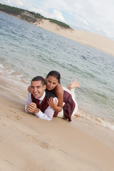 Spiaggia nuziale all'oceano — Foto Stock