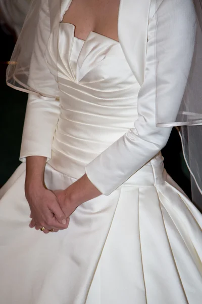 Bel vestito di una sposa — Foto Stock