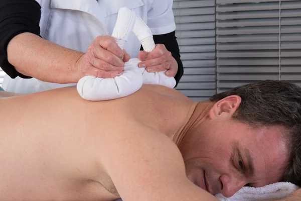 Thai massage for man — Stock Photo, Image