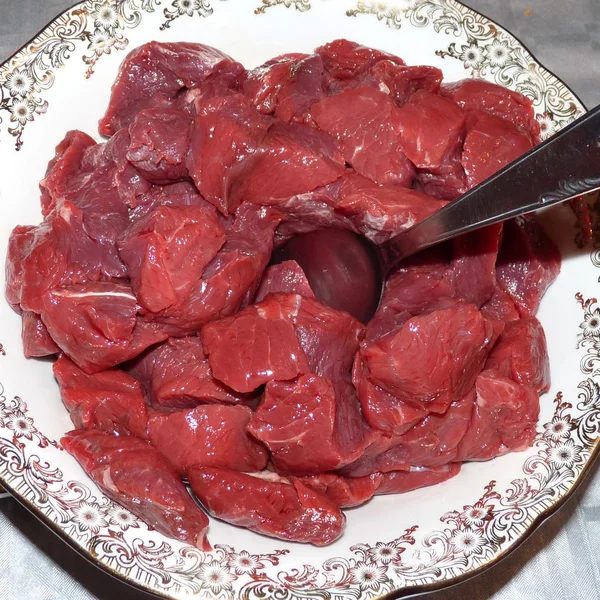 Fondue Bourguignonne à la viande — Photo