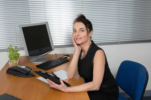 Mulher no trabalho — Fotografia de Stock