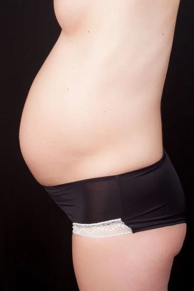 Uma barriga adorável e agradável — Fotografia de Stock