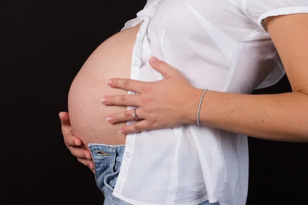A lovely and nice belly — Stock Photo, Image