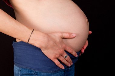 Çok güzel ve güzel göbek