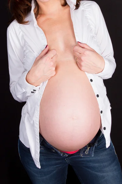 Ein sehr schöner und schöner Bauch — Stockfoto