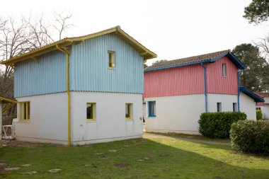 Renkli plaj yazlık Fransa