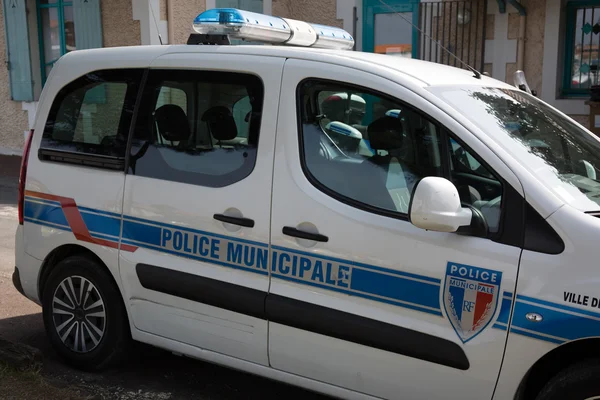 Coche de la policía municipal — Foto de Stock