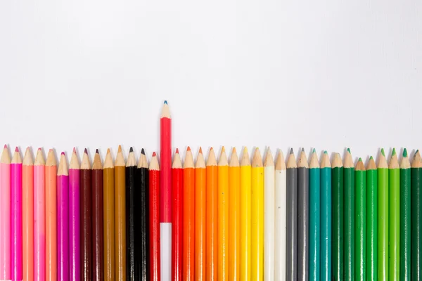 Цветные карандаши, символ и концепция — стоковое фото