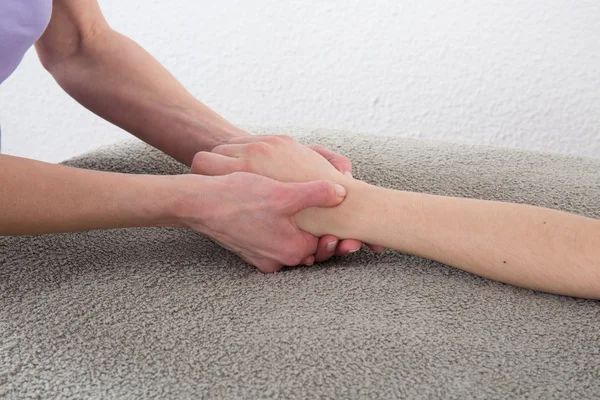 Massage shiatsu of arm — Stock Photo, Image