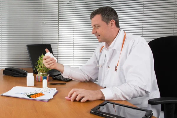 Mann bei der Arbeit — Stockfoto