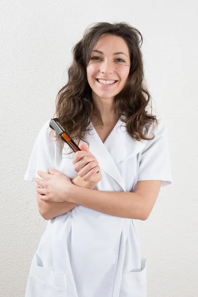 Young professional beautician — Stock Photo, Image