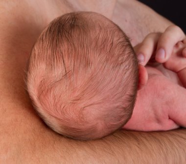 Sevimli küçük bebek uyku