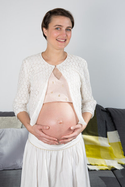 A pregnant woman