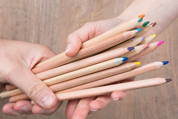 Color pencils concept — Stock Photo, Image