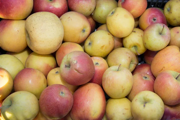 Tasty apple background — Stock Photo, Image