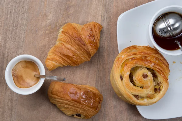 Tasty breakfast , french sweets — Stock Photo, Image