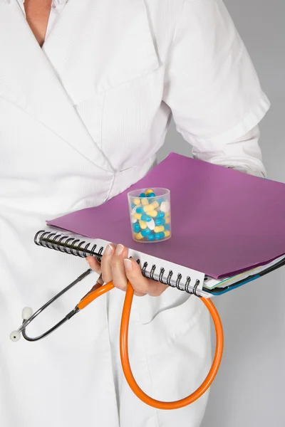 Documents of a doctor — Stock Photo, Image