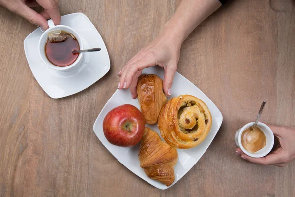 On morning a breakfast — Stock Photo, Image