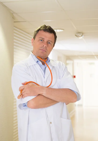 Handsome male doctor — Stock Photo, Image