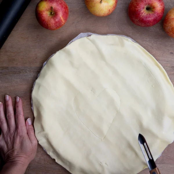 Home made apple pie — Stock Photo, Image