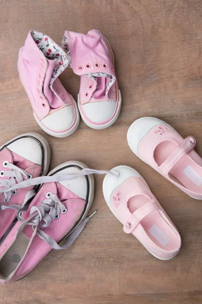 Семейная обувь — стоковое фото