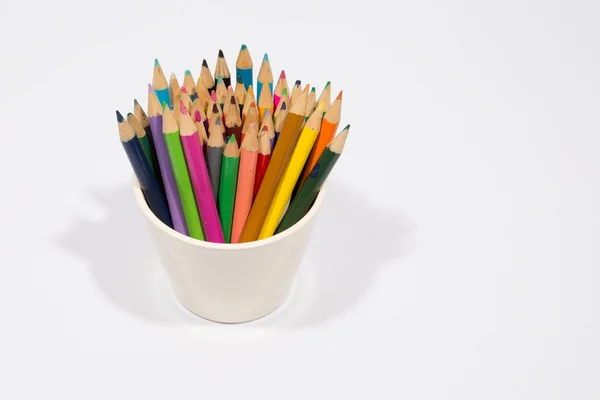 Concept utilisant des crayons — Photo