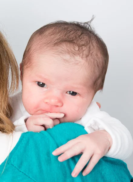Melek bebek ve annesi portre — Stok fotoğraf