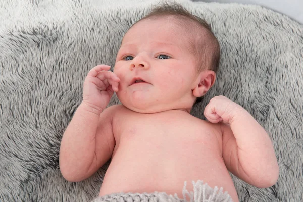 Close up of cute new born baby — Stock Photo, Image