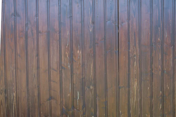 Tekstura naturalne ciemnobrązowe drewniane ściany — Zdjęcie stockowe