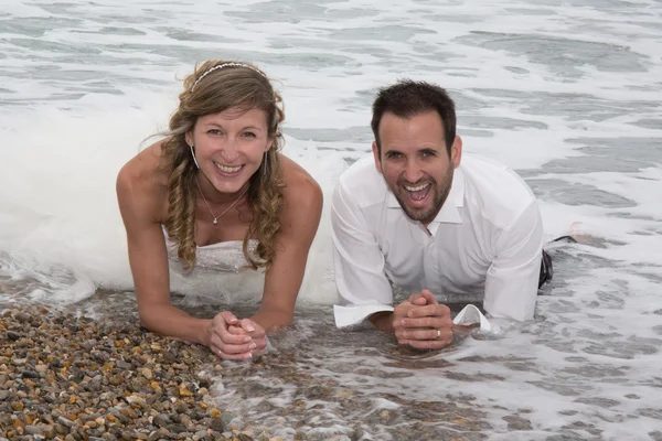 Frisch verheiratetes Paar — Stockfoto