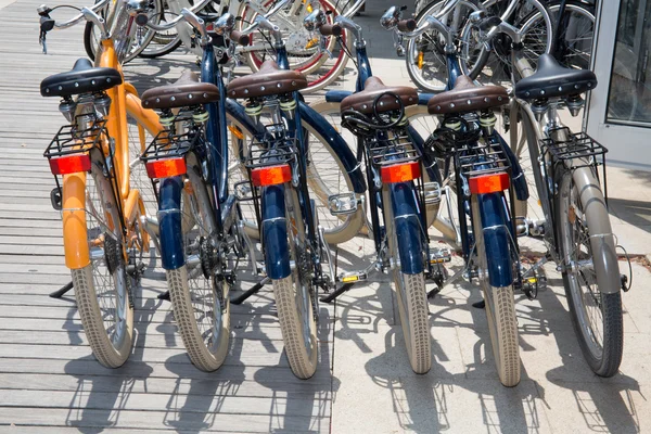 Bicicletas En Alquiler o Venta En La Calle —  Fotos de Stock