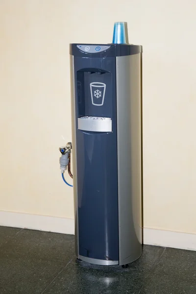 Modern metallic water cooler i — Stock Photo, Image