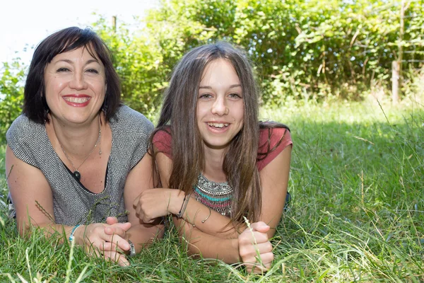 Lykkelig familie - Stock-foto