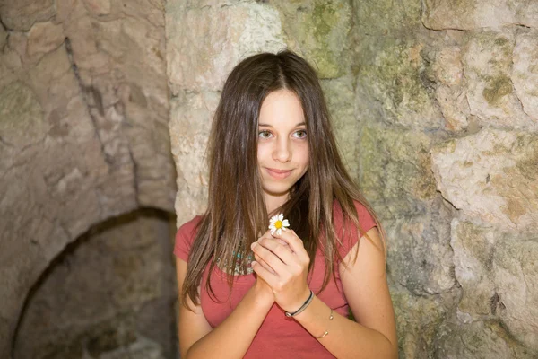 Adorável jovem adolescente — Fotografia de Stock