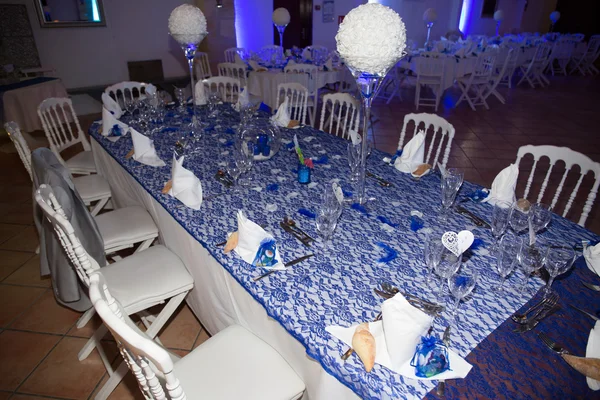 Mesa de boda para fiesta de recepción — Foto de Stock