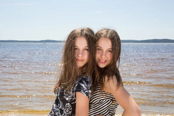 Teenager young girl in hollyday — Stock Photo, Image