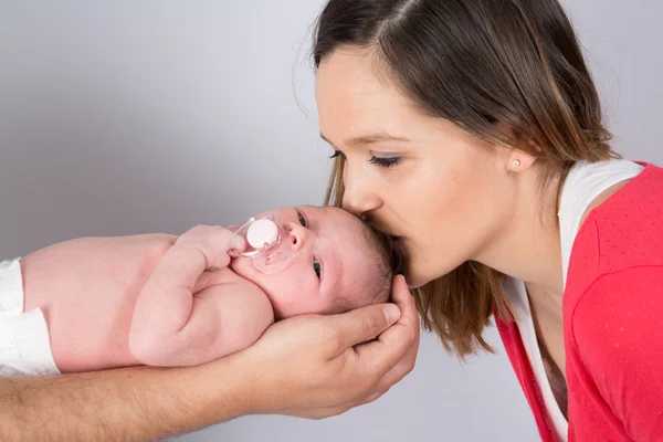 Nette Familie — Stockfoto