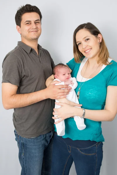 Nette Familie — Stockfoto